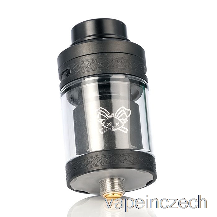 Hellvape Dead Rabbit V2 25mm Rta Matné černé (bílé Logo) Vape Pero